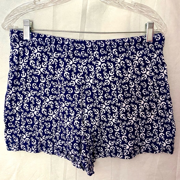 NAUTICA Anchor Sleepwear Shorts women’s Size M - Picture 5 of 6